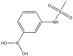 3-(methylsulfonamido)phenylboronic acid Structure