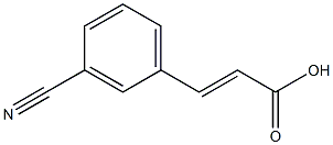 (2E)-3-(3-cyanophenyl)acrylic acid Structure