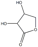 3,4-dihydroxytetrahydrofuran-2-one 구조식 이미지