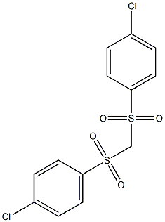 1-chloro-4-({[(4-chlorophenyl)sulfonyl]methyl}sulfonyl)benzene Structure