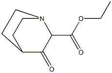 Ethyl azabicyclo[2.2.2]octan-3-one-2-carboxylate 구조식 이미지