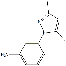 3-(3,5-dimethyl-1H-pyrazol-1-yl)aniline 구조식 이미지