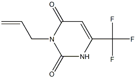 3-allyl-6-(trifluoromethyl)-2,4(1H,3H)-pyrimidinedione Structure