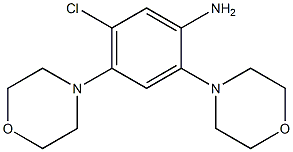 5-chloro-2,4-dimorpholinoaniline 구조식 이미지