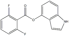 1H-indol-4-yl 2,6-difluorobenzoate 구조식 이미지