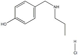 4-[(propylamino)methyl]benzenol hydrachloride Structure