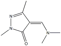 4-[(dimethylamino)methylidene]-1,3-dimethyl-4,5-dihydro-1H-pyrazol-5-one Structure