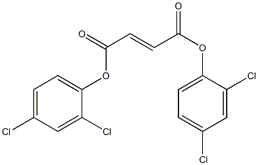 di(2,4-dichlorophenyl) but-2-enedioate Structure