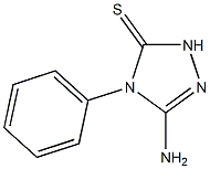 3-amino-4-phenyl-4,5-dihydro-1H-1,2,4-triazole-5-thione 구조식 이미지