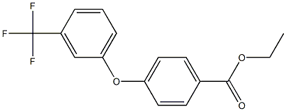 ethyl 4-[3-(trifluoromethyl)phenoxy]benzenecarboxylate 구조식 이미지