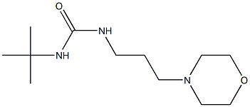 N-(tert-butyl)-N'-(3-morpholinopropyl)urea Structure