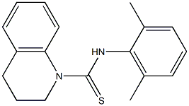 N1-(2,6-dimethylphenyl)-1,2,3,4-tetrahydroquinoline-1-carbothioamide Structure