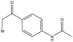 N1-[4-(2-bromoacetyl)phenyl]acetamide Structure