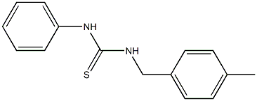 N-(4-methylbenzyl)-N'-phenylthiourea Structure