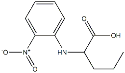 2-(2-nitroanilino)pentanoic acid Structure