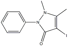 4-lodoantipyrine Structure