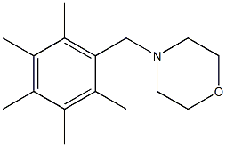 4-(2,3,4,5,6-pentamethylbenzyl)morpholine Structure