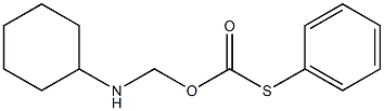 (cyclohexylamino)methyl (phenylthio)methanoate Structure