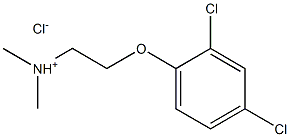 2-(2,4-dichlorophenoxy)-N,N-dimethyl-1-ethanaminium chloride Structure