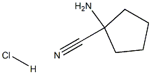 1-aminocyclopentanecarbonitrile hydrochloride 구조식 이미지