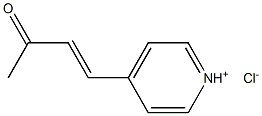 4-pyridinium-4-ylbut-3-en-2-one chloride 구조식 이미지