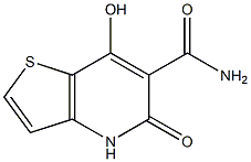 7-hydroxy-5-oxo-4,5-dihydrothieno[3,2-b]pyridine-6-carboxamide Structure