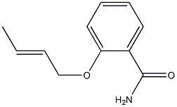 2-(but-2-enyloxy)benzamide Structure