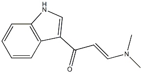 3-(dimethylamino)-1-(1H-indol-3-yl)-2-propen-1-one Structure