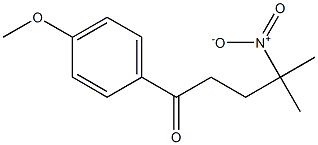 1-(4-methoxyphenyl)-4-methyl-4-nitro-1-pentanone 구조식 이미지