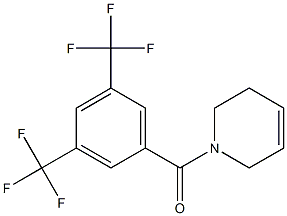 [3,5-di(trifluoromethyl)phenyl](1,2,3,6-tetrahydropyridin-1-yl)methanone 구조식 이미지