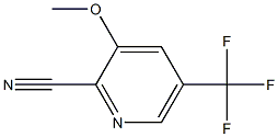 3-methoxy-5-(trifluoromethyl)-2-pyridinecarbonitrile Structure