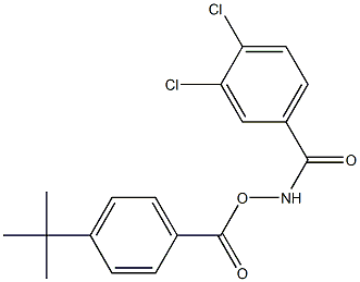 N-{[4-(tert-butyl)benzoyl]oxy}-3,4-dichlorobenzamide Structure