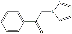 1-phenyl-2-(1H-pyrazol-1-yl)-1-ethanone 구조식 이미지