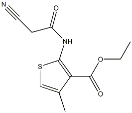 ethyl 2-[(2-cyanoacetyl)amino]-4-methylthiophene-3-carboxylate Structure