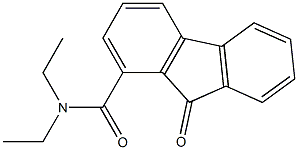 N1,N1-diethyl-9-oxo-9H-fluorene-1-carboxamide Structure