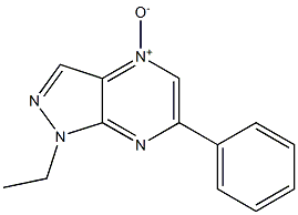 1-ethyl-6-phenyl-1H-pyrazolo[3,4-b]pyrazin-4-ium-4-olate 구조식 이미지