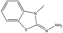 (3-Methyl-3H-benzothiazol-2-ylidene)-hydrazine Structure