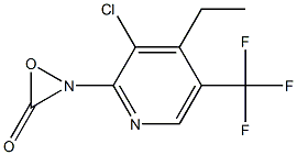 ethyl N-[3-chloro-5-(trifluoromethyl)-2-pyridyl]iminoformate 구조식 이미지