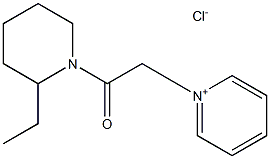 1-[2-(2-ethylpiperidino)-2-oxoethyl]pyridinium chloride Structure