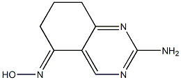 (5E)-2-amino-7,8-dihydroquinazolin-5(6H)-one oxime 구조식 이미지