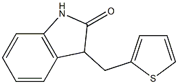 3-(2-thienylmethyl)indolin-2-one 구조식 이미지