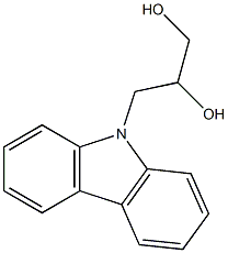 3-(9H-carbazol-9-yl)propane-1,2-diol Structure