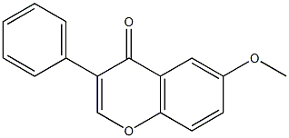6-methoxy-3-phenyl-4H-chromen-4-one Structure