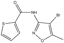 N2-(4-bromo-5-methylisoxazol-3-yl)thiophene-2-carboxamide Structure