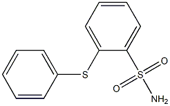 2-(phenylthio)benzene-1-sulfonamide 구조식 이미지