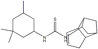 N-tricyclo[5.2.1.0~2,6~]dec-4-en-8-yl-N'-(3,3,5-trimethylcyclohexyl)thiourea Structure