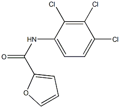 N2-(2,3,4-trichlorophenyl)-2-furamide 구조식 이미지