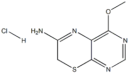 4-methoxy-7H-pyrimido[4,5-b][1,4]thiazin-6-ylamine hydrachloride 구조식 이미지