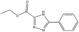 ethyl 5-phenyl-4H-1,2,4-triazole-3-carboxylate 구조식 이미지