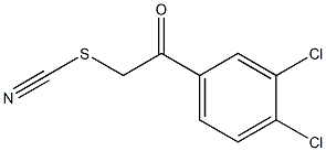 2-(3,4-dichlorophenyl)-2-oxoethyl thiocyanate 구조식 이미지